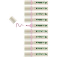 edding E-24 Highlighter Pastel Rose Pack of 10
