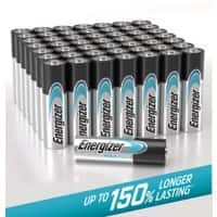 Energizer Batteries Max Plus AA LR6 Alkaline 1.5 V Pack of 50