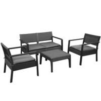 OutSunny Garden Furniture Set Polyester, PP,Steel