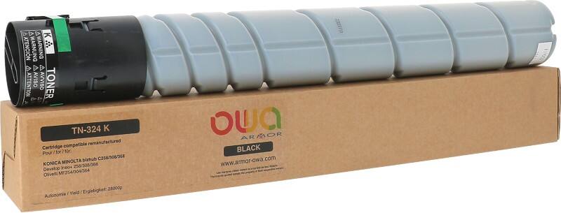 OWA TN-324 K Compatible Konica Minolta Toner Cartridge K40024OW Black
