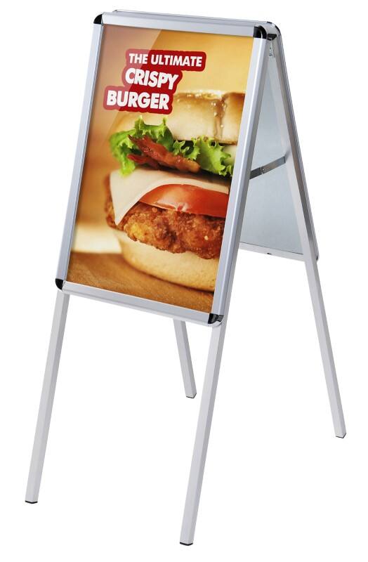 SHOWDOWN Pavement Sign A2 Aluminium Silver ZPA2R32ME