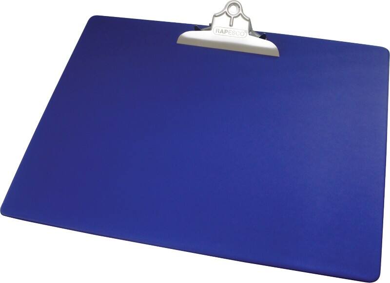 Rapesco Heavy Duty Clipboard A3 Cardboard, Metal, PVC (Polyvinyl Chloride) Blue Portrait and Landscape 1136