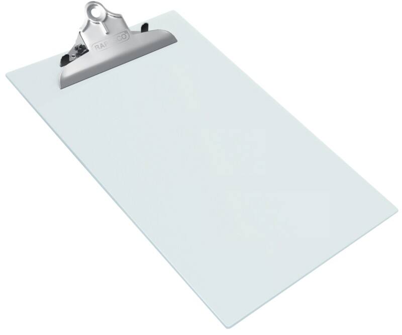 Rapesco Heavy Duty Clipboard A4+ PP (Polypropylene) Transparent Portrait and Landscape 0888
