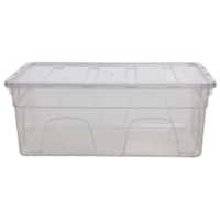 Whitefurze Spacemaster Storage Box + Lid 12 L Transparent 40 x 32 x 11 cm