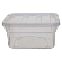 Whitefurze Spacemaster Storage Box + Lid 2 L Transparent 18 x 16 x 9 cm