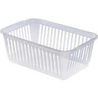 Whitefurze Basket Transparent 32 x 19 x 11 cm