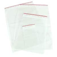 PP (Polypropylene) Grip Seal Bags Transparent 12 x 18 cm Pack of 100