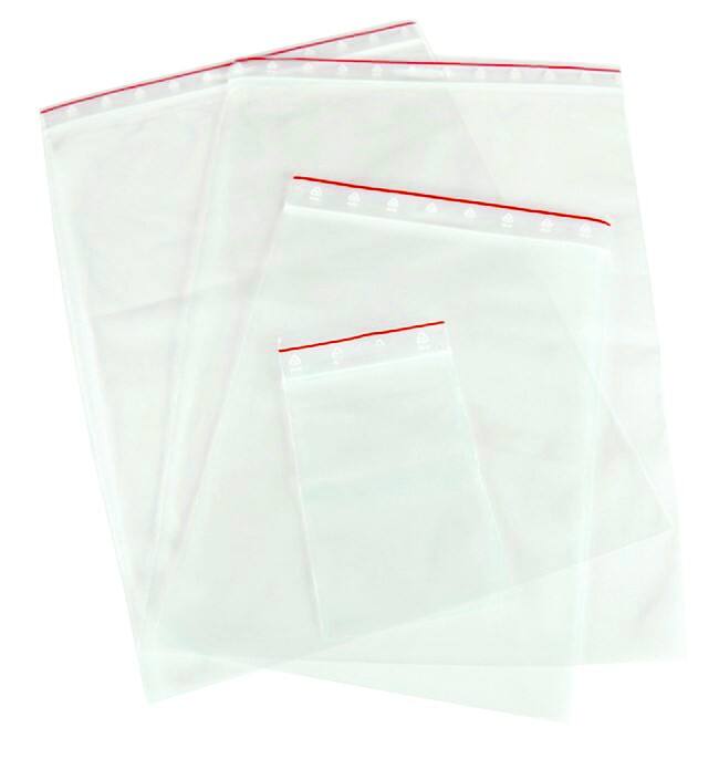 Grip Seal Bags Transparent 17.5 x 25 cm Pack of 100