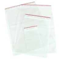 Grip Seal Bags Transparent 7 x 10 cm Pack of 100
