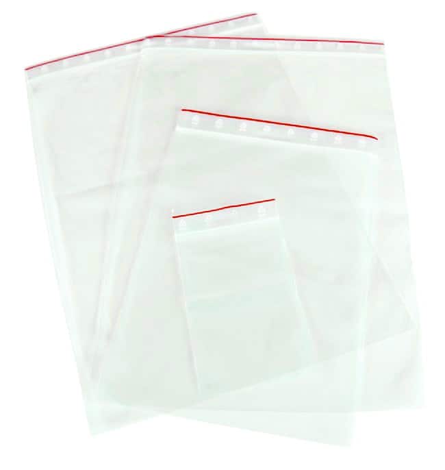 Grip Seal Bags Transparent 8 x 12 cm Pack of 100
