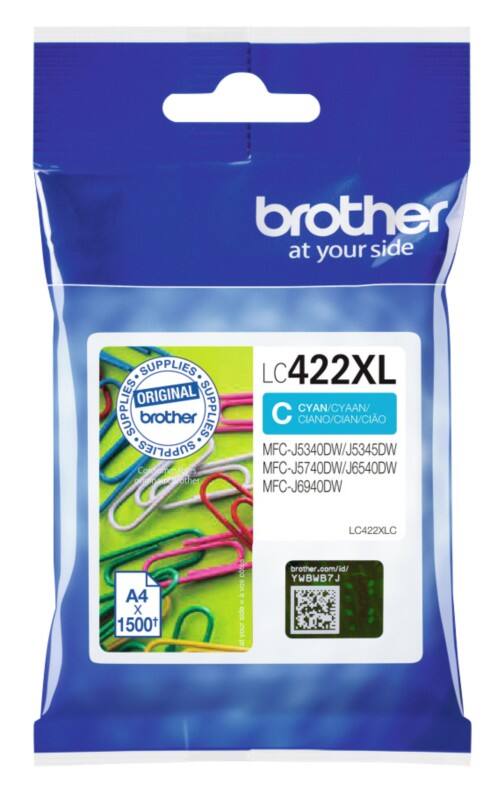 Brother LC422XL C Original Ink Cartridge Cyan