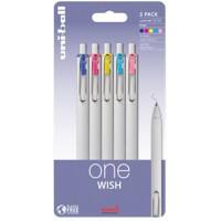 Uni-ball Ballpoint Pen 238212723 Assorted 0.35 mm Pack of 5