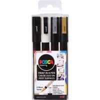 POSCA Paint Marker 153544851 Assorted Pack of 4