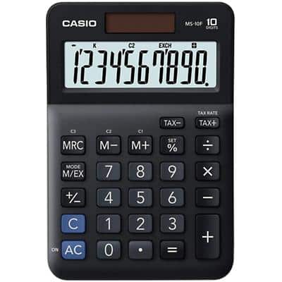CASIO Destop Calculator MS-10F 10-Digit Black