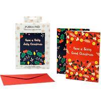 PUKKA Greeting Card 9775-XMS Assorted 114 mm (W) X 155 mm (D) X 20 mm (H)