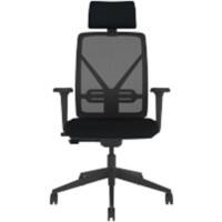 Energi-24 Office Chair Synchro Tilt Mesh 2D Armrest Black 150 kg YT202/HR/BK