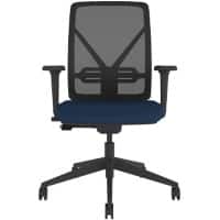 Energi-24 Office Chair Synchro Tilt Mesh 2D Armrest Black 150 kg YT202/BE