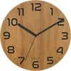 Unilux Clock Palma Black Wood Bamboo 30 cm