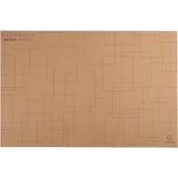 Exacompta Deskmat 60147D Cardboard Brown 585 x 385 mm
