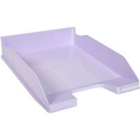 Exacompta Combo Midi Letter Tray 113264D A4+ PS (Polystyrene) Mauve 255mm x 346mm