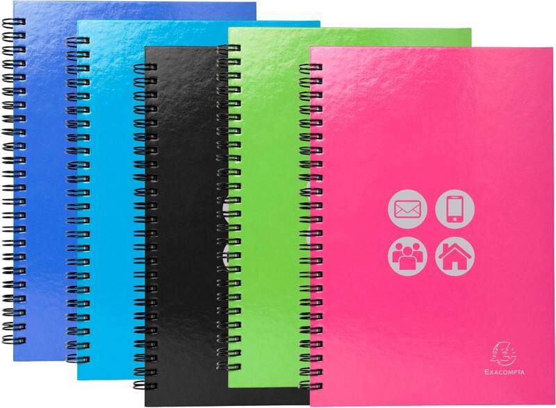 Exacompta Address Book 18729E 16 x 22 cm Pack of 5