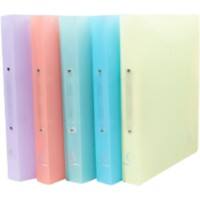 Exacompta Ring Binder 2 Rings 30 mm PP (Polypropylene) A4+ Assorted Pack of 5