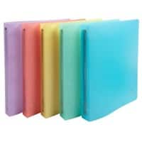 Exacompta Ring Binder 4 Rings 30 mm PP (Polypropylene) A4+ Assorted Pack of 5