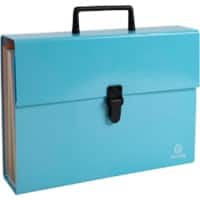 Exacompta Expanding File Aquarel Pastel Blue A4 Cardboard Blank