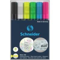 Schneider Marker 124596 Felt Tip 3 mm Black; Blue; Green; Pink; White; Yellow