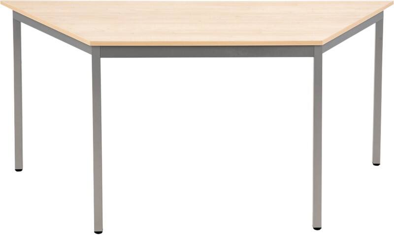 Sodematub Trapezoidal Trapezoidal Table Beech Iron Silver 1,600 x 800 x 740 mm
