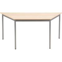 Sodematub Trapezoidal Trapezoidal Table Beech Iron Silver 1,600 x 800 x 740 mm