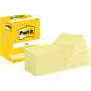 Post-it Sticky 657-CY  Notes 76 x 102 mm 100 Sheets Per Pad Yellow Pack of 12