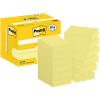 Post-it Sticky Notes 653-Y12 38 x 51 mm 100 Sheets Per Pad Yellow Pack of 12 (8+4 Free)