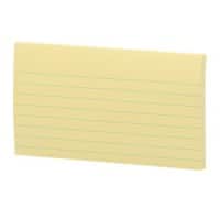 Post-it Sticky Notes 635CY 76 x 127 mm Ruled 100 Sheets Per Pad Yellow Pack of 12