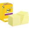 Post-it Super Sticky Notes Square 76 x 76 mm Plain Canary Yellow 654-SSCY-P8+4 90 Sheets Value Pack 8 + 4 Free