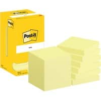  Post-It Super Sticky Notes 90 Sheets Per Pad, 76 x 76 mm -  Ultra Yellow, Pack of 12 : Office Products