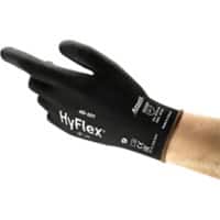 HyFlex Non-Disposable Handling Gloves PU (Polyurethane) Size 10 Black 12 Pairs