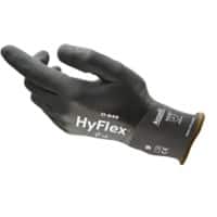HyFlex Non Disposable Handling Gloves Foam, Nitrile Size 9 Black 12 Pairs