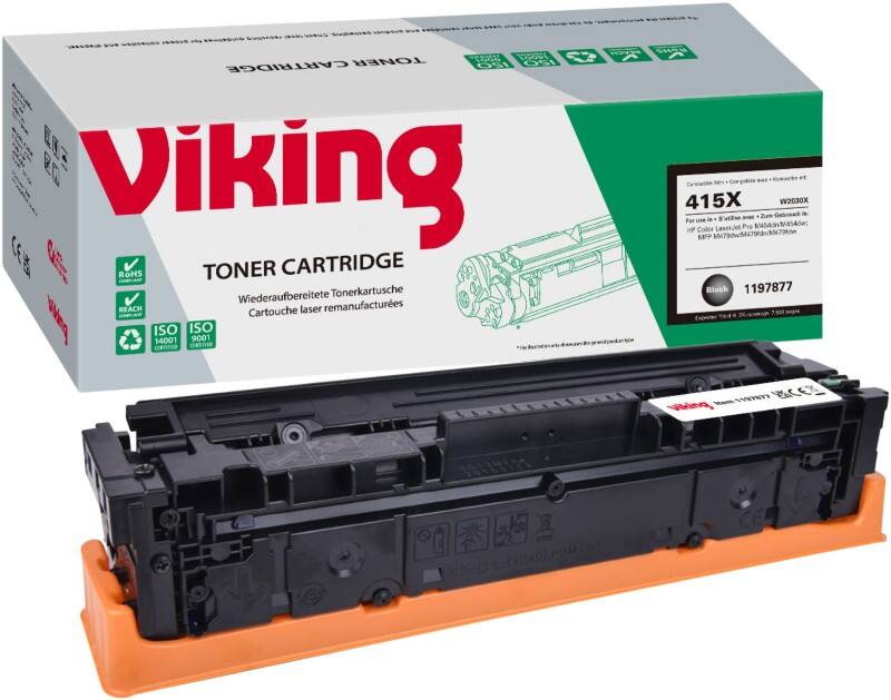 Compatible Viking HP 415X Toner Cartridge W2030X Black
