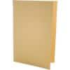 Guildhall Square Cut Folders A4, Foolscap Yellow Manilla Cardboard 250 gsm Pack of 100