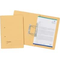 Guildhall Spiral File A4 Yellow Manilla 285 gsm 285 gsm 0 Holes Pack of 25