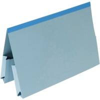 Guildhall Pocket Wallet 218-BLUZ A4, Foolscap Flap Cardboard Landscape 27.5 (W) x 13.5 (D) x 37.5 (H) cm Blue Pack of 25