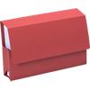 Guildhall Document Wallet PRW2-REDZ A4, Foolscap Flap Manilla Landscape 37 (W) x 26.5 (D) x 7 (H) cm Red Pack of 25