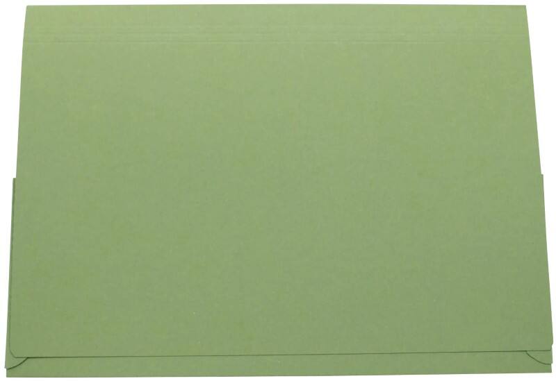 Guildhall Pocket Wallet PW3-GRNZ A4, Foolscap Flap Manilla Landscape 38 (W) x 27 (D) x 14 (H) cm Green Pack of 50
