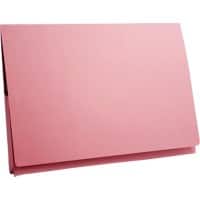 Guildhall Pocket Wallet PW3-PNKZ A4, Foolscap Flap Manilla Landscape 38 (W) x 27 (D) x 14 (H) cm Pink Pack of 50