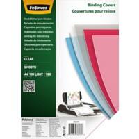 Fellowes Binding Cover PET (Polyethylene Terephthalate) 180 Mic Transparent Pack of 100