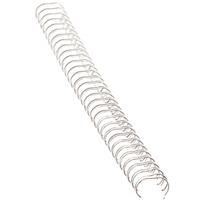 Fellowes Binding Wires 53279 Silver Pack of 100