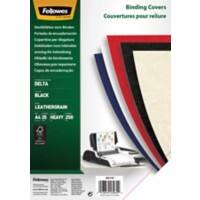 Fellowes Binding Cover A4 Paper Black Pack of 25