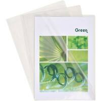 Exacompta Cut Flush Folders A4 Transparent Polyvinyl Chloride 130 microns Pack of 100