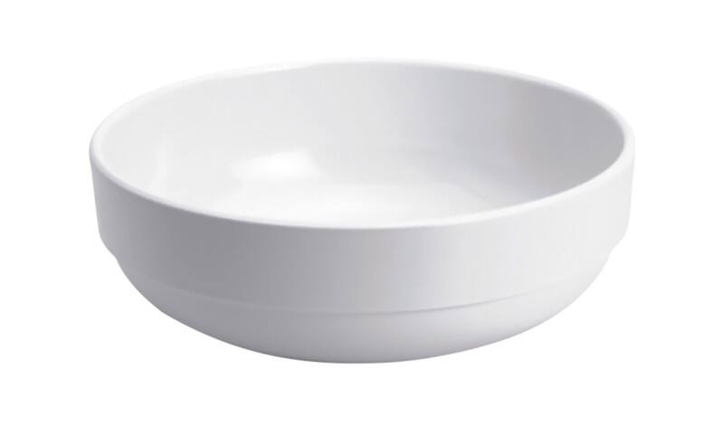 Seco Bowl Melamine 190 mm Dishwasher Safe White Pack of 6